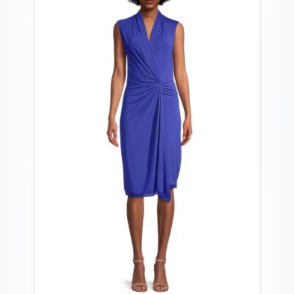 KOBI HALPERIN Sandra Wrap-Detail Midi Dress